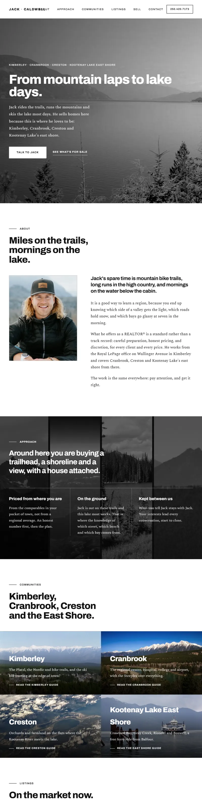 Jack Caldwell real estate website
